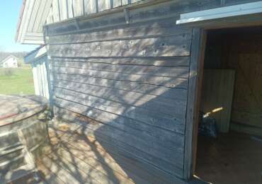 Sauna seinapalkide vahetus